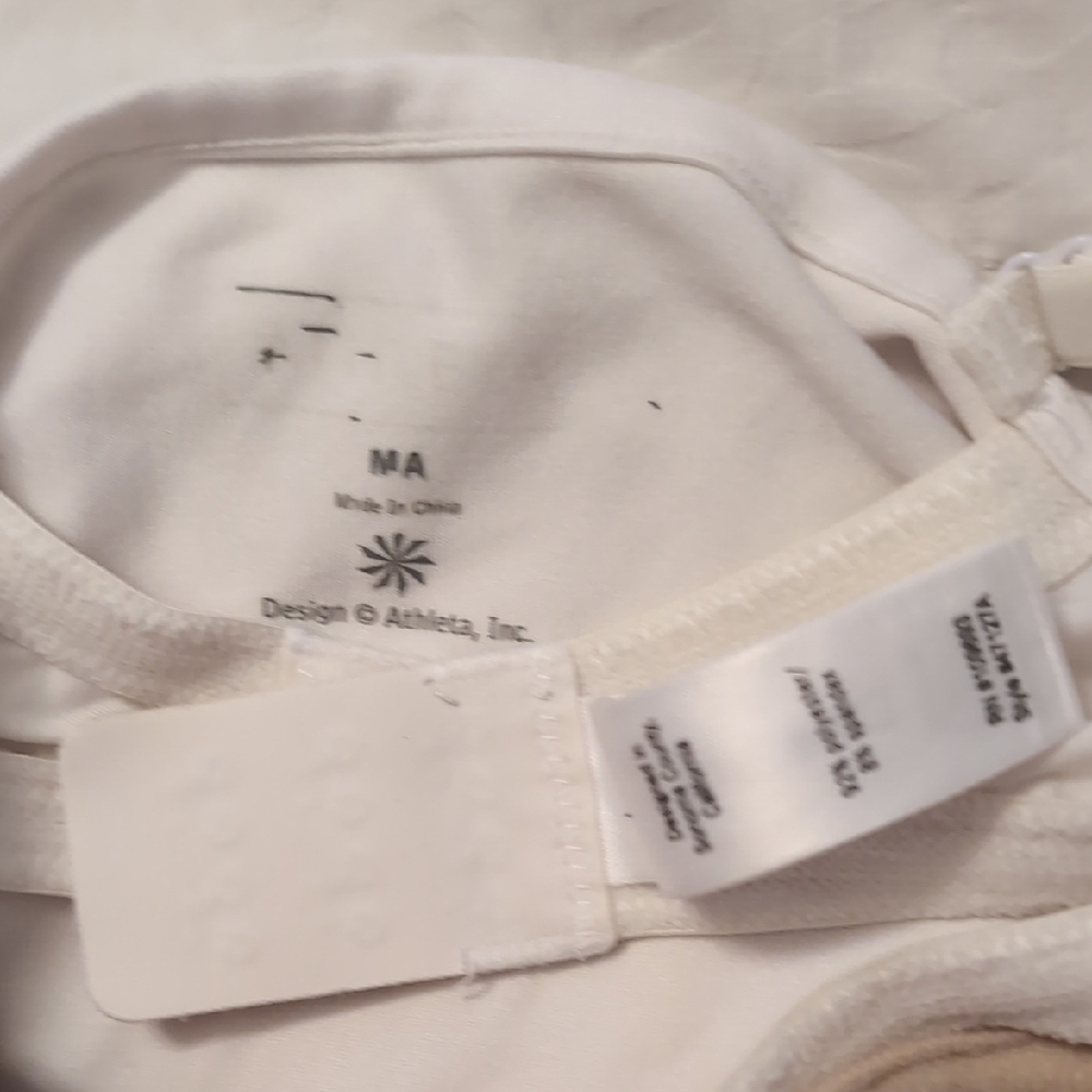 Athleta White Sundress Sleeveless Spaghetti Strap - Picture 2 of 6